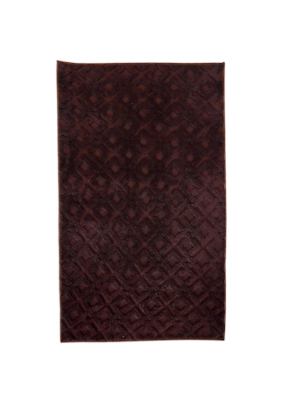 Welsoft Karo Bambo Klozet Takimi 2 Pcs Kahve