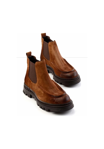 Bambi Taba Leather Erkek Bot & Bootie E02901494402 Taba