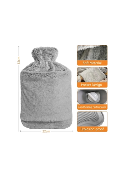 Rubby Sıcak Su Torbaları Peluşlu Bx40