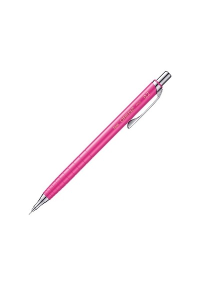 Pentel Orenz 0.2 Mm Uç Korumalı Versatil Teknik Çizim Kalemi Pembe