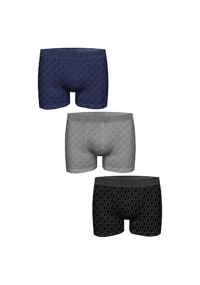 John Frank Üçlü Jakarlı Boxer White White