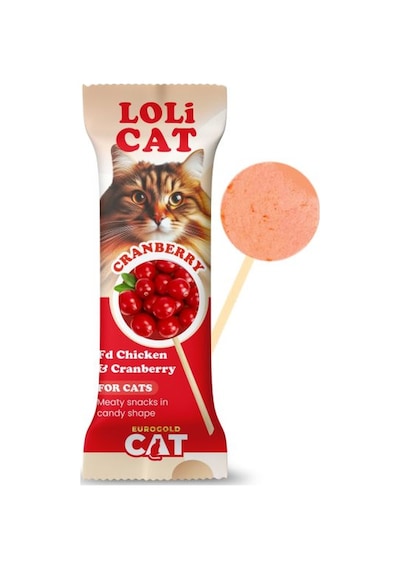 Euro-gold - 744 - Cat Lolicat Fd Kedi Ödülü Kızılcıklı 1,5 Gr - Spt-gld - 15 Li
