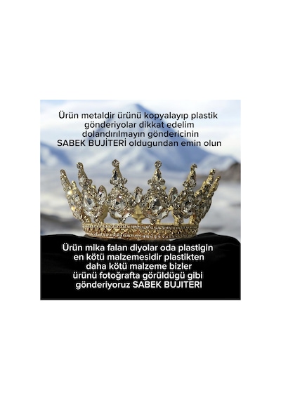 Pasta Taçı Metal 12 Cm Doğum Günü Taçı Kral Tacı Pasta Süsü Brithday Taçı Sarı Kaplı Beyaz Taş - 689142162 Sarı Kaplı Beyaz Taş