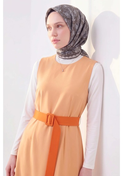 Silk Home Soft Eşarp Rûmi Siyah-gri 90x90 Çok Renkli