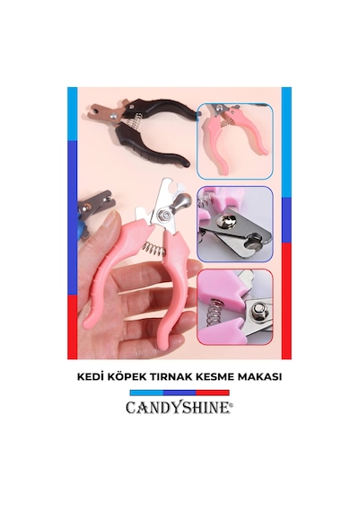 Candyshine Kedi Köpek Kavisli Tırnak Kesme Makası