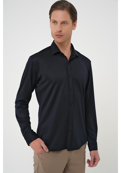 Efor G 1583 Slim Fit Lacivert Klasik Gömlek Lacivert Efor G 1583 Slim Fit Lacivert Klasik Gömlek Lacivert