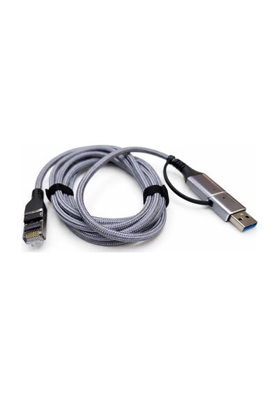Usb 3.0 Ve Type C - Gigabit Ethernet Adaptörü 2in1 Usb 3.0 Type C 10/100/1000