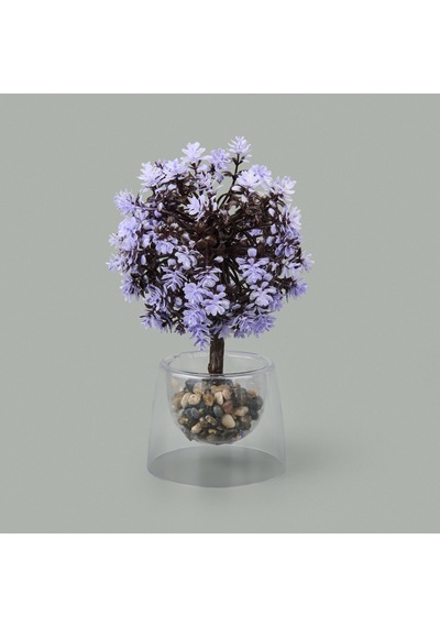 Dekor Yapay Top Ağaç - Asorti - 20x15 Cm Çok Renkli
