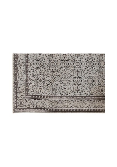 El Dokuması Vintage Yün-pamuk Mavi Halı 7519 150 X 268 Cm