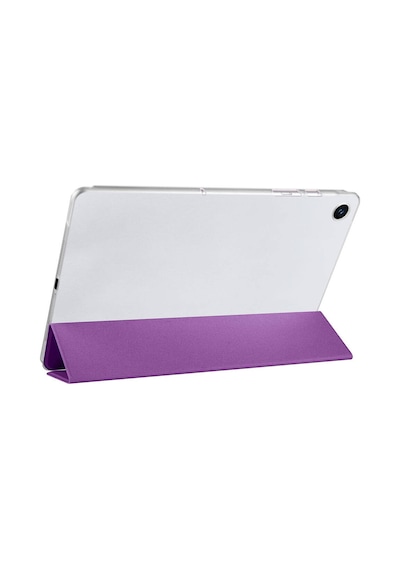 Galaxy Tab A9 Plus Uyumlu Zore Smart Cover Standlı 1-1 Kılıf-pembe Koyu Tablet Kılıfı