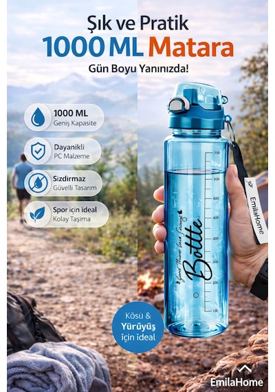 Emilahome Cascada Matara 1000ml Mavi - 868028318 Mavi