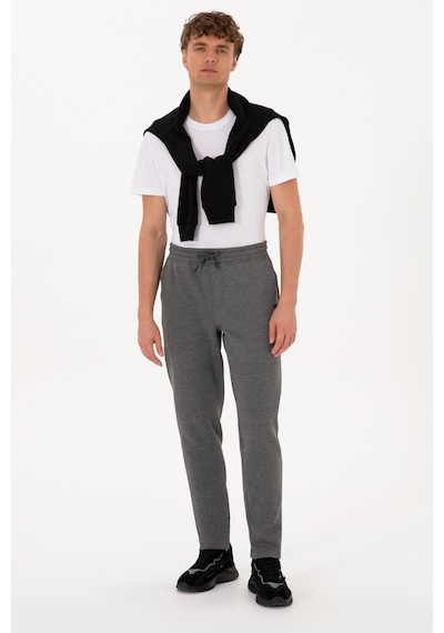 U.S. Polo Assn. Erkek Antrasit Melanj Şardonlu Eşofman Altı 50313761-VR081