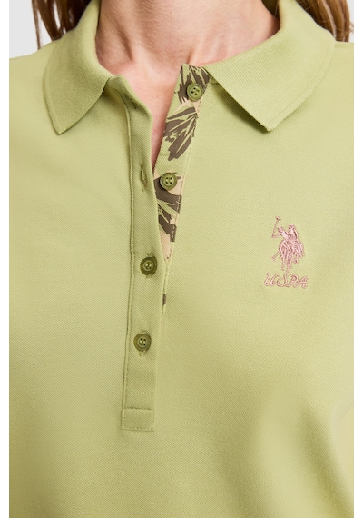 U.s. Polo Assn. Kadın Çağla Tişört Basic 50321798-vr016 Cagla