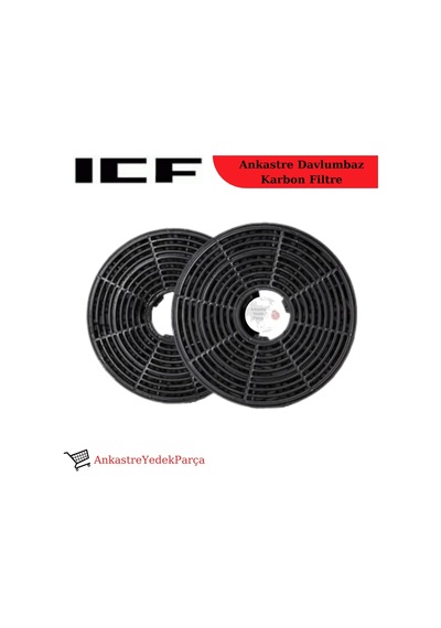 Icf Davlumbaz Aspitarör Karbon Filtre Bacasız Kullanım Kömür - 484608849