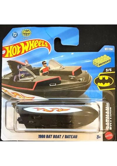 Hot Wheels Tekli Arabalar 1966 Bat Boat Jjj67 Batman Çok Renkli