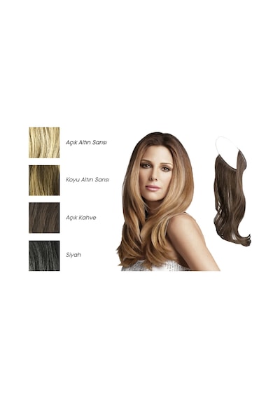 Beauty Dreams BD-123 Pratik Misinalı Yarım Ay Postiş Koyu Altın Sarısı