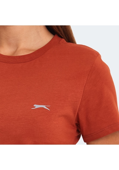 Slazenger KORNELI I Kadın Slim Fit Kiremit Tişört