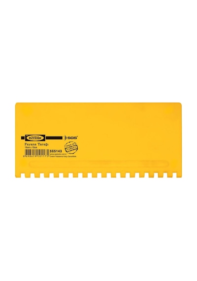 Sgs Plastik Fayans Seramik Derz Tarağı - 19x10 Cm. 1 Adet