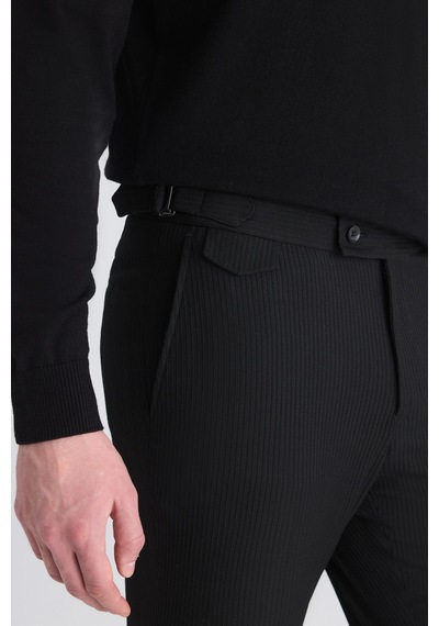 Twn Slim Fit Siyah Jogger Pantolon 5ec03kv30345m 001
