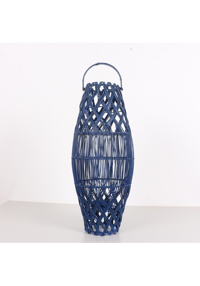 Seher Mavi Rattan Mumluk 25x60x70 Cm Mavi