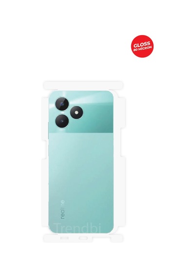Realme C51 Arka Ve Yan Koruyucu Tpu Film