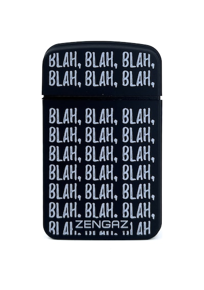 Zengaz Cool Tasarım Jet Alev Çakmak - Blah Blah Siyah