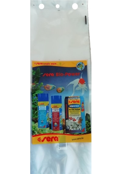 Sera Balık - Karides Nakliye Torbası 50 Li Paket 17X47 Cm