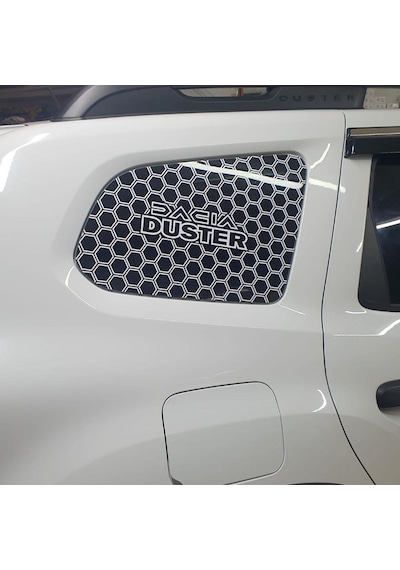 Dacia Duster Kelebek Cam Petek Sticker 2018 Sonrası