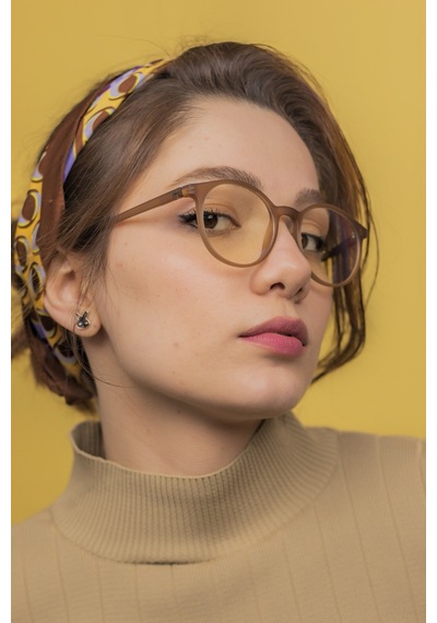Lunox LNX003 Niobe Mat Krem Unisex Ekran Gözlüğü