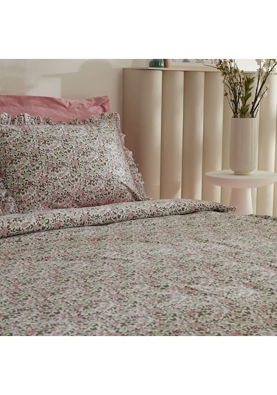 Karaca Home Minay 52 Tel %100 Pamuk Çift Kişilik Nevresim Takımı Pembe Pembe