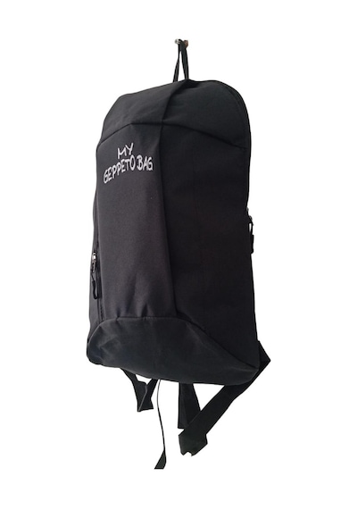Mygeppetobag Unisex Siyah Sırt Spor Yürüyüş Kamp Bisiklet Çantası 10 Lt Siyah