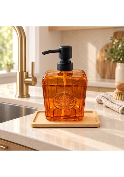 Amber Cam Sıvı Sabunluk - 500 Ml Çok Renkli