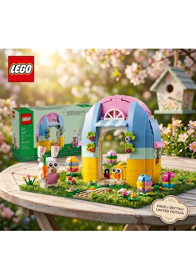 Lego 40682 Bahar Bahçesi Ev Seti - Tavşan Ve Civciv Figürlü 277 Parça