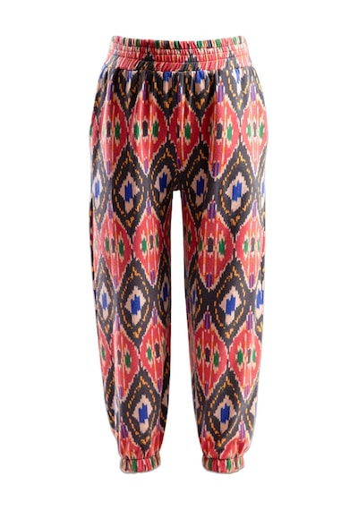 Lovetti Kız Çocuk Kilim Desen Alt Eşofman 7889 Çok Renkli