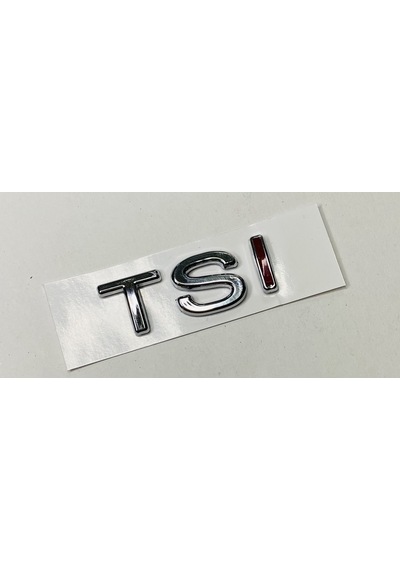 Volkswagen Jetta 2005 - 2010 Tsi Tek Kırmızı Arka Bagaj Yazısı Set