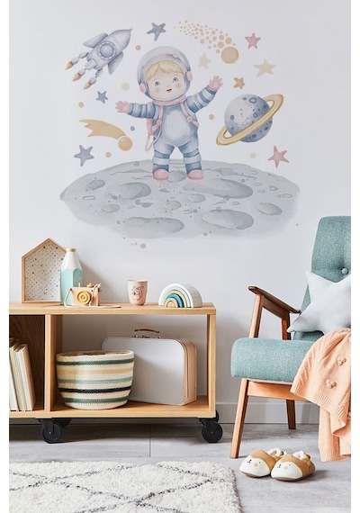 Sevimli Kaşif Temalı Çocuk Ve Bebek Odası Dekoratif Duvar Sticker Seti