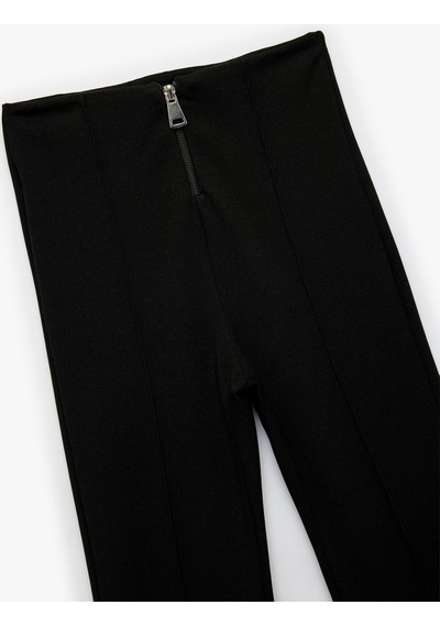 Koton Viskon Karışımlı Slim Fit Basic Pantolon Siyah 7wkg40028ak