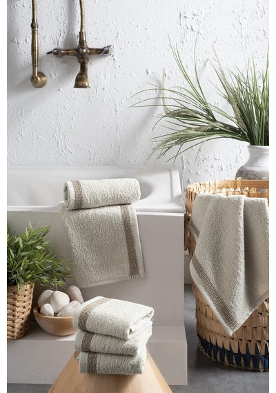 Mürdüm Home Novea El Yüz Havlusu, 6'lı Paket, 6 Parça 30x30