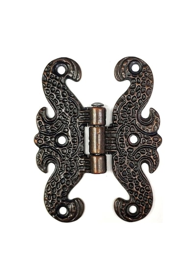 Büyük Boy Kelebek Menteşe 68x53 Mm - 1 Adet, Antik Bakır