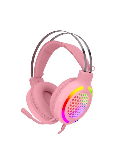 Snopy SN-GX82 PINKY RGB Ledli Mikrofonlu Oyuncu Kulaklığı