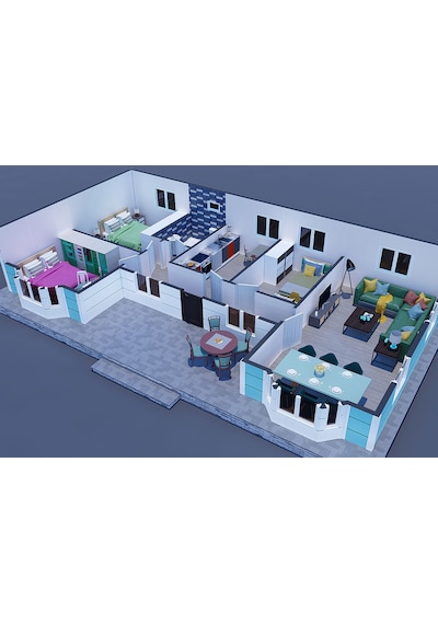 96 M² Prefabrik Ev