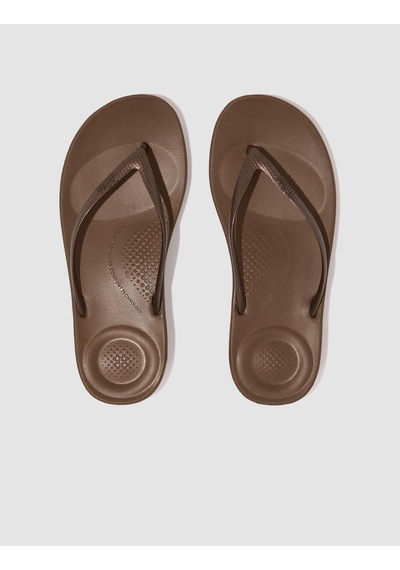 Fitflop Iqushıon Ergonomıc E54 Bronz Kadın Parmak Arası Terlik Bronz
