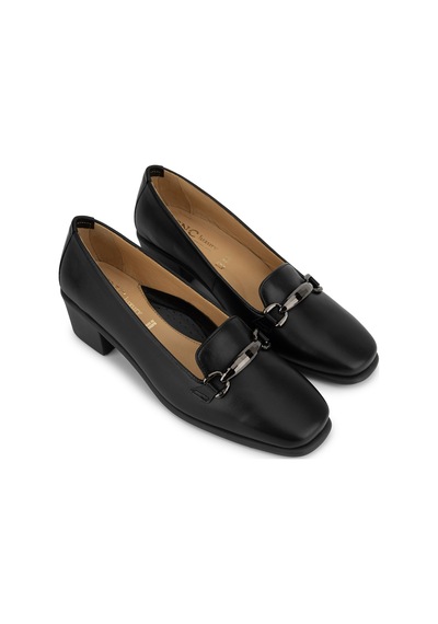 Relax Anatomic Tnc Luxury Kadın Hakiki Deri Siyah Topuklu Ayakkabı 611 Et5711 Bn Ayk Sk26-27 Black 01