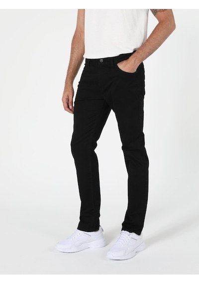 Colin's Straight Fit Düşük Bel Erkek Pantolon CL1049744_Q1.V2_BLK