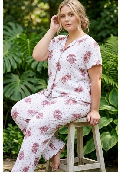 Siyah İnci Beden Fitilli Kaşkorse Örme Pijama Takım26120851 Beyaz Gül Kurusu Siyah İnci Beden Fitilli Kaşkorse Örme Pijama Takım26120851 Beyaz Gül Kurusu