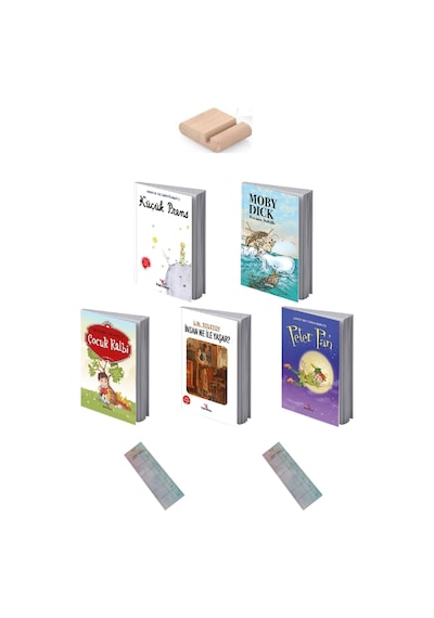 9-12 Yaş Çocuk Klasikleri Hikaye 5 Kitap - Meb Tavsiyeli 100 Temel Eser+ Okuma Takip Ayracı