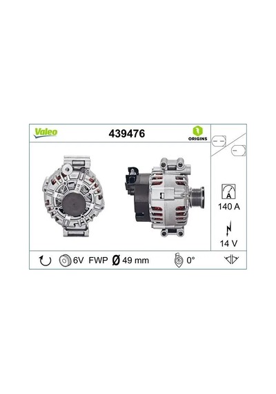 Bmw 318i E90 Sarj Dinamosu 2006-2007 N46b20b Valeo 439476