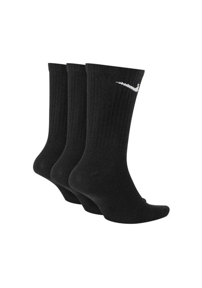 Nike Sx7676-010 Everyday Lightweight Crew Antrenman Çorapları 3 Çift Sıyah