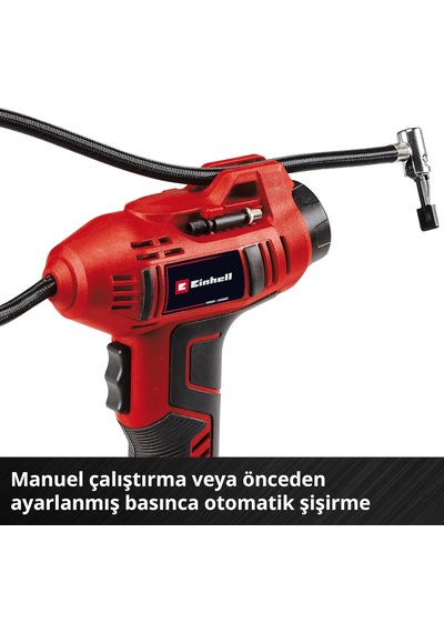 Einhell Akülü Araç Hava Kompresörü Ce-cc 18 Li + Akülü Hava Pompa