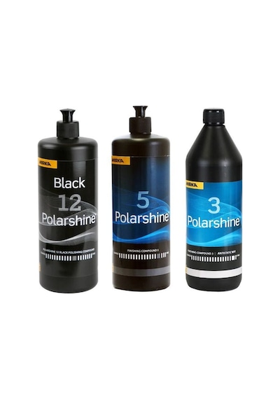 Mirka 12 Siyah İnce Pasta 5 Hare  3 Boya Koruyucu Wax 1 Lt